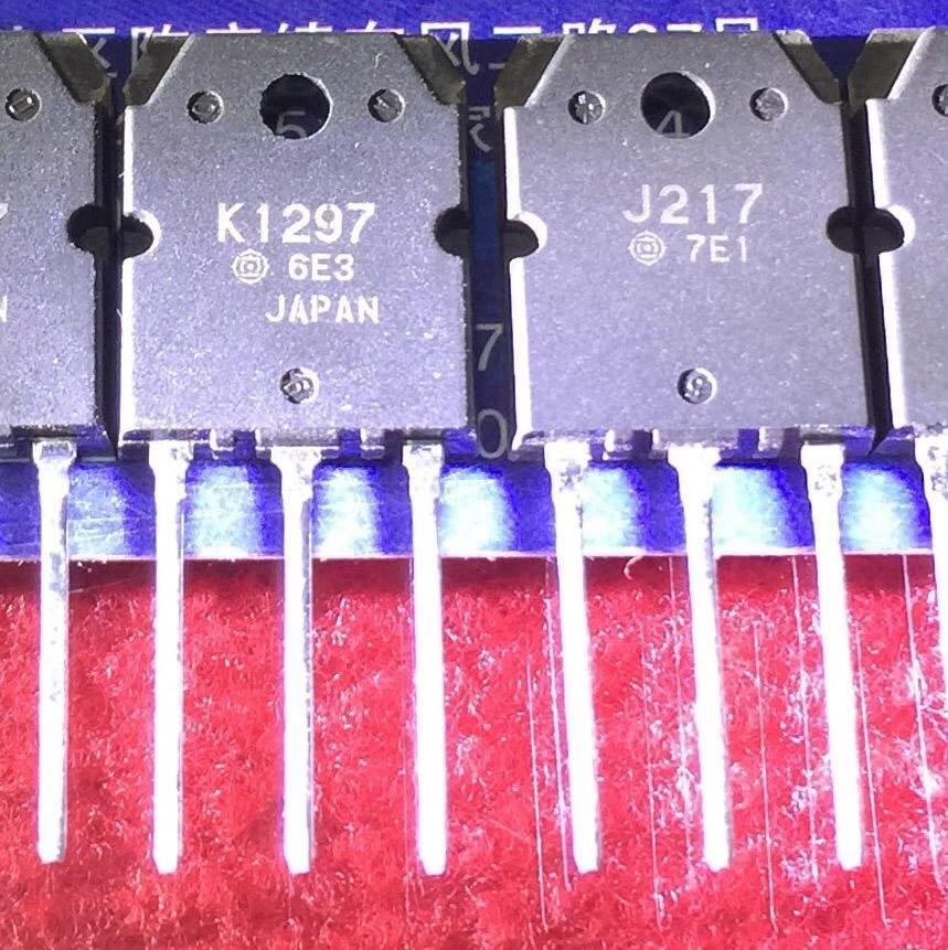 2SK1297 2SJ217 K1297 J217 New Original Hitachi 5pair/lot