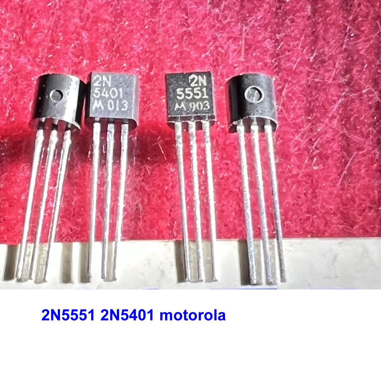 2N5551 2N5401 motorola  high-voltage transistors NPN PNP matched