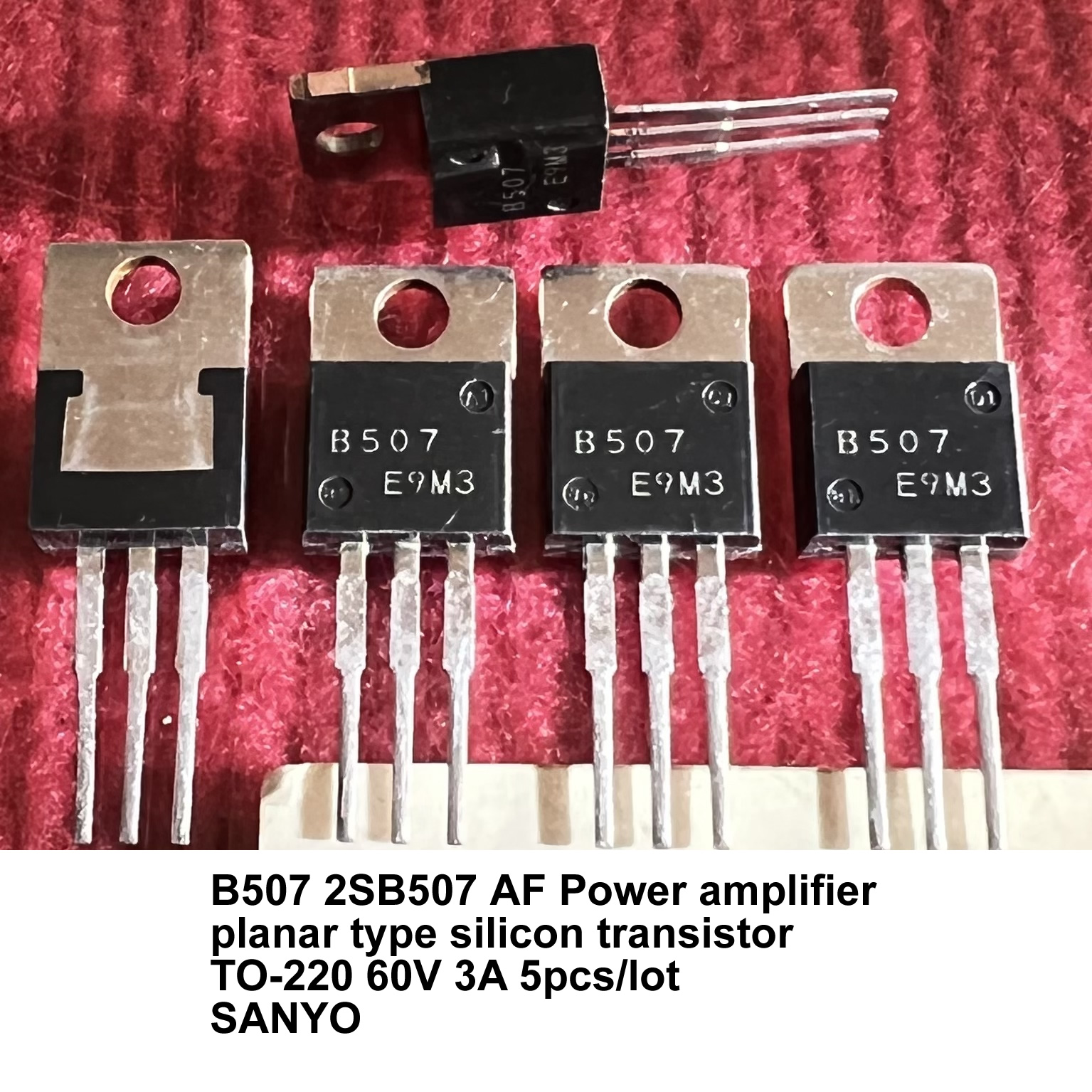B507 2SB507 AF Power amplifier planar type silicon transistor TO