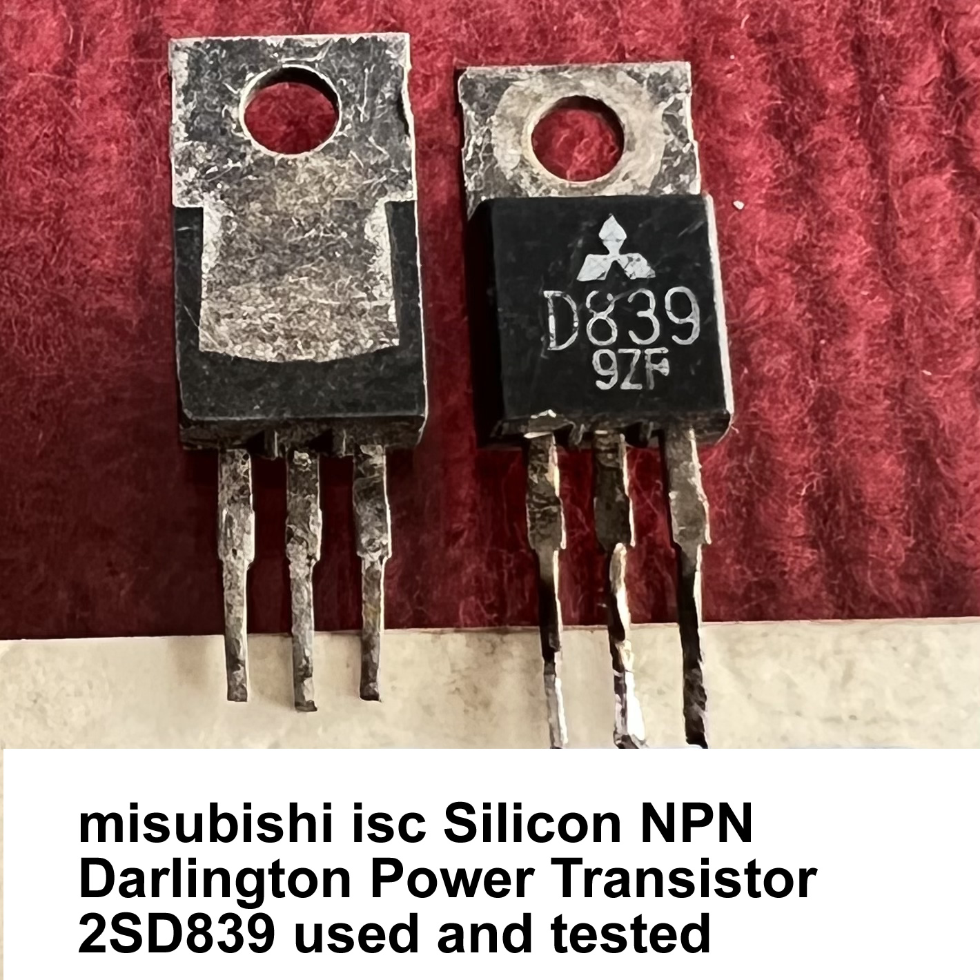 2SD839 misubishi isc Silicon NPN Darlington Power Transistor  us