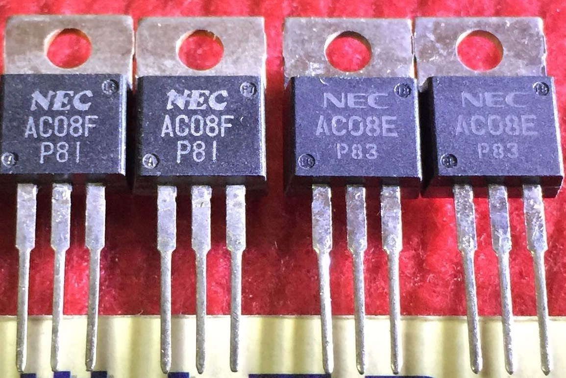 AC08F AC08E New Original NEC TO-220 SCR Thyristor 5PCS/LOT
