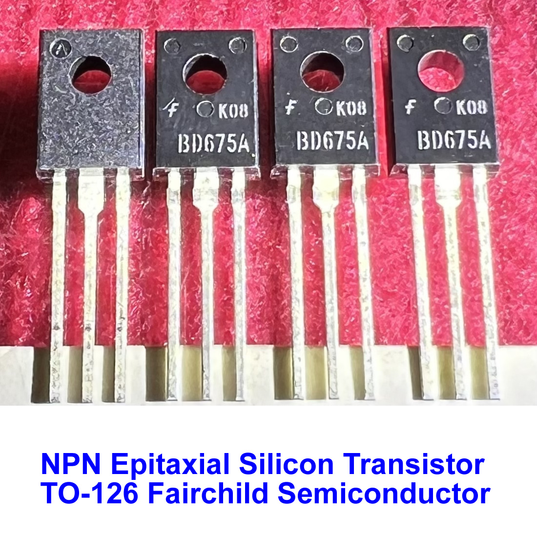 BD675A BD675  NPN Epitaxial Silicon Transistor TO-126 Fairchild