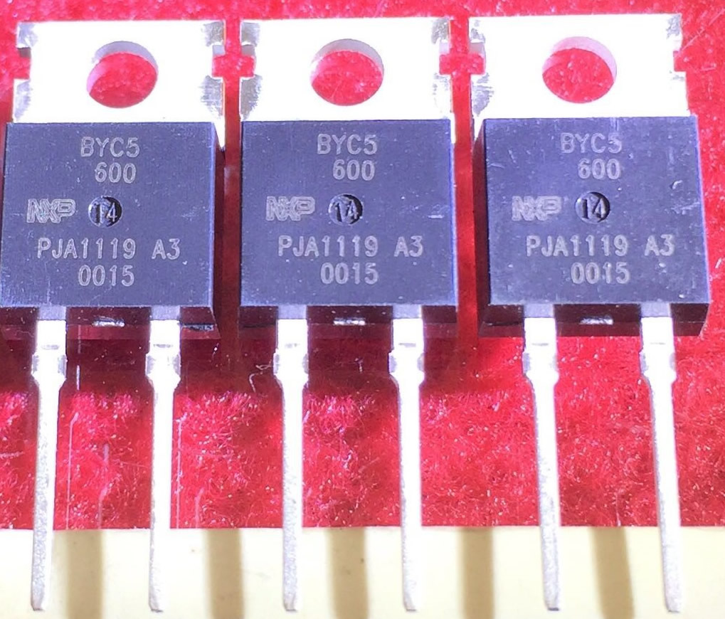 BYC5-600 New Original NXP TO-220 5PCS/LOT