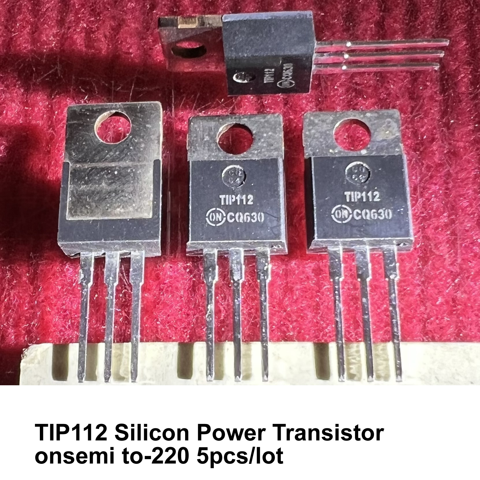 TIP112 Silicon Power Transistor onsemi to-220 5pcs/lot