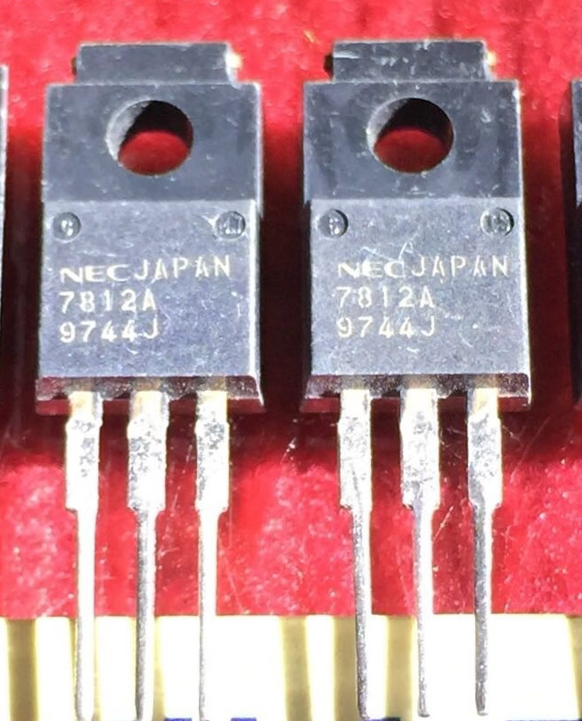 7812A UPC7812A 7812 NEC TO-220F, IC, Semiconductor, Transistor 
